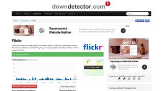 
                            7. Flickr down? Current status and problems | Downdetector