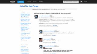 
                            9. Flickr: The Help Forum: My flickr account 