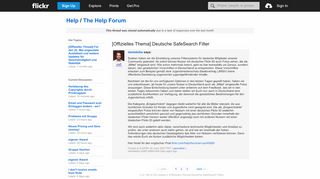 
                            13. Flickr: The Help Forum: [Offizielles Thema] Deutsche SafeSearch Filter