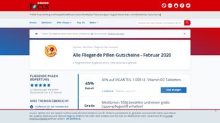 
                            8. fliegende-pillen.de Gutscheine: 50% Rabatt - Februar 2019 - Focus