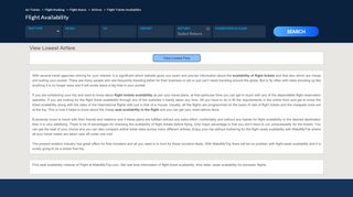 
                            7. Flight Availability, Flight Ticket Availability, Check Seat Availability in ...