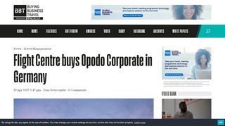 
                            10. Flight Centre buys Opodo Corporate in Germany | Buying Business ...