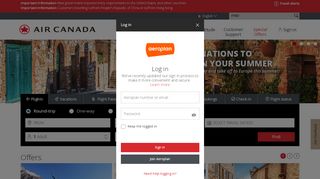 
                            9. Flight Pass Sign In - Air Canada