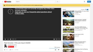 
                            9. Flight Simulator - FSX Luton Airport UK2000 - YouTube