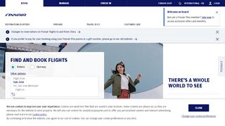 
                            13. Flights and flight tickets to over 130 destinations | Finnair