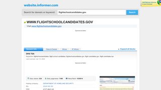 
                            9. flightschoolcandidates.gov at WI. Alien Flight Student Program (AFSP)
