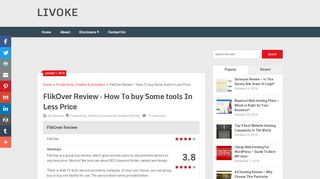 
                            7. FlikOver Review - How To buy Some tools In Less Price - LIVOKE