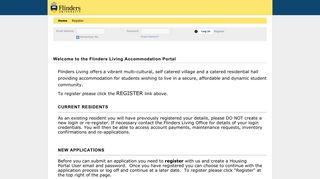 
                            11. Flinders Housing Portal - Welcome to the Flinders Living ...