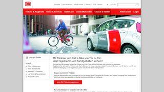 
                            12. Flinkster und Call a Bike per DB Navigator auf Bahn.de buchen