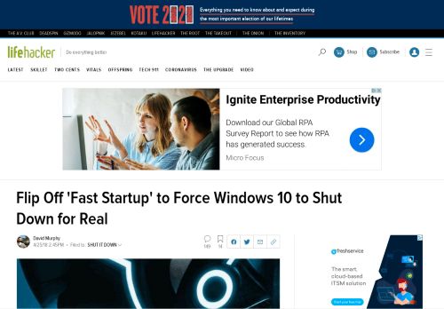 
                            1. Flip Off 'Fast Startup' to Force Windows 10 to Shut Down for Real