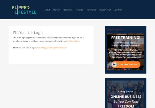 
                            10. Flip Your Life Login - Flipped Lifestyle