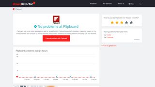 
                            10. Flipboard down? Current outages and problems | Downdetector