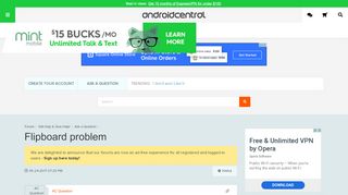 
                            13. Flipboard problem - Android Forums at AndroidCentral.com