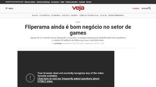 
                            13. Fliperama ainda é bom negócio no setor de games | VEJA.com