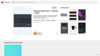 
                            5. Flipping Login Form | Coding | Pinterest | Coding, Login form and ...
