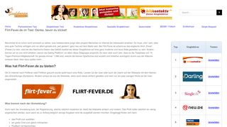 
                            13. Flirt-Fever.de im Test: Denke, bevor du klickst! | Singlebörsen Insider