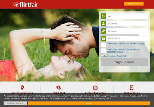 
                            3. Flirtfair: Hook up and flirt community