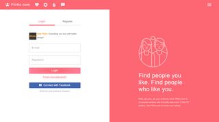 
                            7. Flirtic.com - social network for flirting and meeting new people!