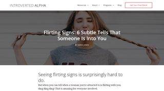 
                            13. Flirting Signs: 6 Obvious Ways To Tell If She's Into You