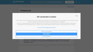 
                            3. Flirtkarussell (Internet, Community, Börse) - Gutefrage