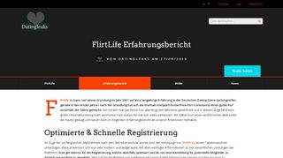 
                            12. FlirtLife.de Erfahrungsbericht - Datingleaks.com
