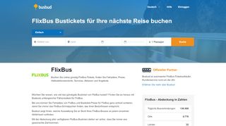 
                            11. FlixBus - Bustickets finden und buchen | Busbud