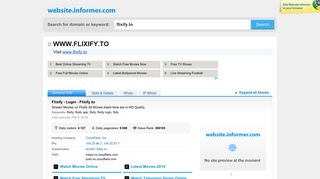 
                            1. flixify.to at WI. Flixify - Login - Flixify.to - Website Informer