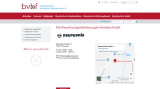 
                            2. FLN Feuerlöschgeräte Neuruppin Vertriebs-GmbH - Mitgliedsdetails ...