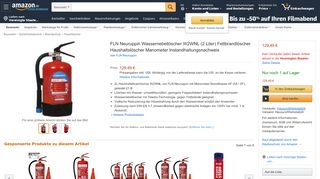 
                            9. FLN Neuruppin Wassernebellöscher W2WNL (2 Liter) - Amazon