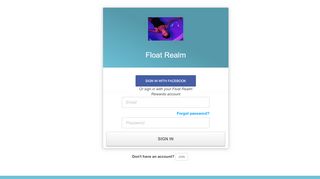 
                            8. Float Realm - Login - Perkville