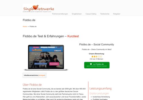
                            9. Flobbo.de Test & Erfahrungen: Die Social-Community im Test