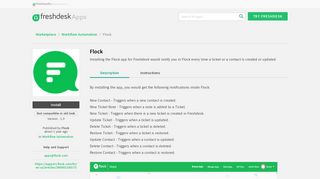 
                            8. Flock - Freshdesk Marketplace