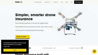 
                            5. Flock | Simpler, smarter drone insurance