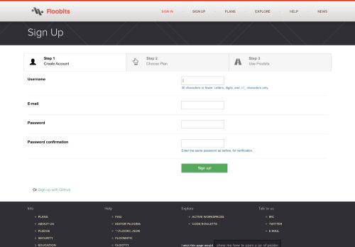 
                            8. Floobits: Sign Up