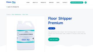 
                            10. Floor Stripper Premium - Clean Plus Chemicals