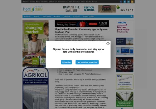 
                            7. FloraHolland launches Community app for Iphone, Ipad and iPod