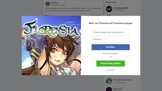 
                            8. Florensia - We are experiencing some issues with the login... | Facebook