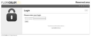 
                            1. FLORIcolor - Login