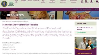 
                            8. Florida Board of Veterinary Medicine – Florida Veterinary Medical ...