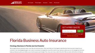 
                            8. Florida Business Auto Insurance | Mercury Insurance