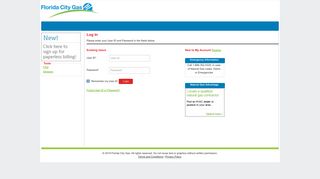 
                            10. Florida City Gas :: Login