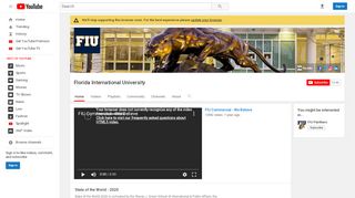 
                            11. Florida International University - YouTube