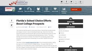 
                            11. Florida's School Choice Efforts Boost College Prospects - American ...
