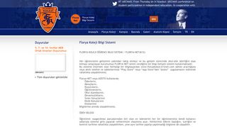 
                            11. Florya Koleji Bilgi Sistemi