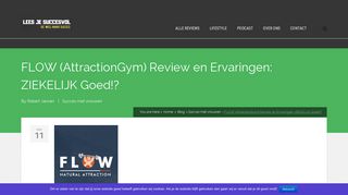 
                            11. FLOW (AttractionGym) Review en Ervaringen: ZIEKELIJK Goed!?