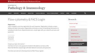 
                            6. Flow-cytometry & FACS Login | Department of Pathology & Immunology