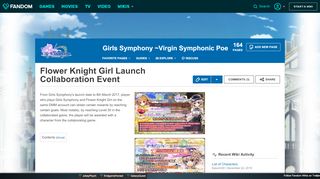 
                            12. Flower Knight Girl Launch Collaboration Event | Girls Symphony ...
