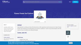 
                            11. Flower Power Surf School | ESNcard