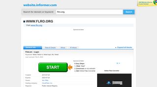 
                            5. flro.org at WI. FileList :: Login - Website Informer