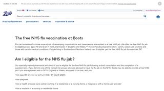 
                            9. Flu jabs and vaccinations | NHS and private | health & pharmacy - Boots